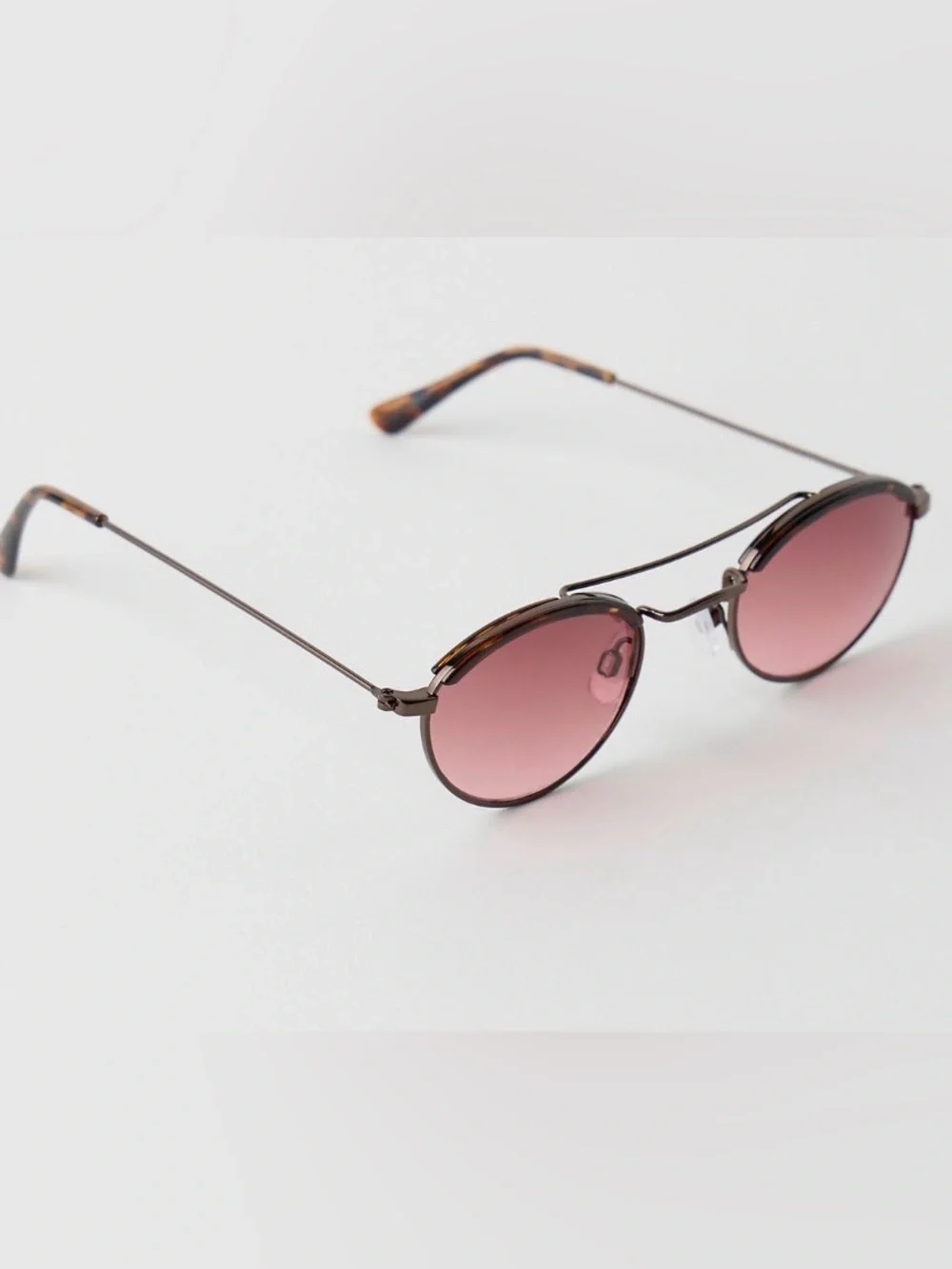 Free People Bradley Round Aviator Sunglasses Women NEW Summer Beach‎ Vacay